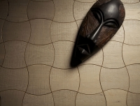 Berti Artistic Parquet: Wave Laser Inlay with Rovere Infinity - Berti Wooden Floors