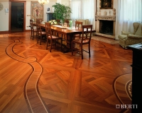 Berti Artistic Parquet: Custom Made Laser Inlay - Berti Wood Flooring