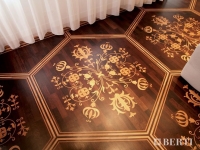 Berti Artistic Parquet: Custom Made Laser Inlay - Berti Wood Flooring